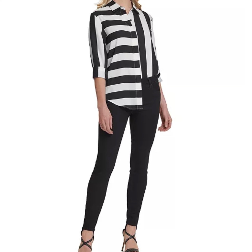 DKNY
Mixed Stripe Button Down Shirt